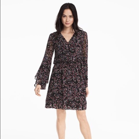 WHBM Scattered Print Boho Dress - Picture 1 of 12